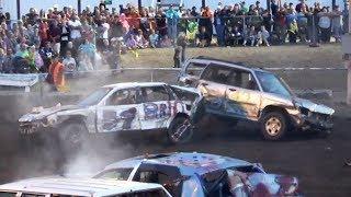 Demolition Derby Heat #3 Topsham Fair 2017