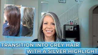 Transition into Grey Hair with a Silver Highlight, Help for Blonde, Red or Brunette