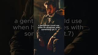 Common arguments a gentleman could use when he disagrees with something (pt.7)