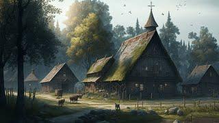 Relaxing Fantasy Medieval World Music | Slavic Village | Folk Tavern Ambient Music