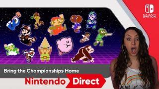 NES WORLD CHAMPIONSHIPS: NEW MODE & CHALLENGE | NINTENDO DIRECT 6.18.2024 | REACTION