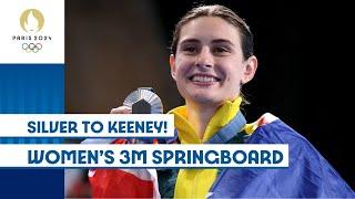 Keeney Gets Silver!  | Women's Diving 3m Springboard | #Paris2024 Highlights