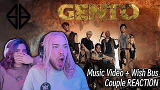 SB19 'GENTO' MV + Wish Bus REACTION | Vocal coach and dancer couple reacts!