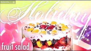 How To Make a Holiday Fruit Salad