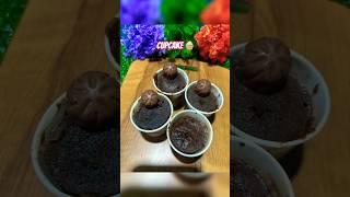 Chocolate Cupcake only with 3 ingredients|Without oven #newyear #shorts #shortsfeed #chocolate #yt