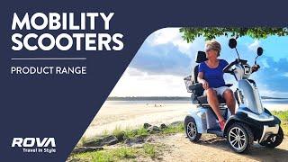 Mobility Scooters by ROVA - Product Range