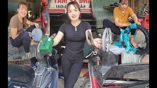 LATEST FAST FORWARD CONTENT: The hard-working girl does countless jobs every day| Motorcycle.