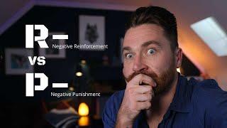 Operant Conditioning - Negative Reinforcement vs Negative Punishment