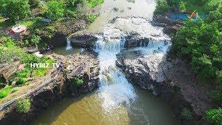 Pochera Waterfalls Adilabad Telangana Aerial View | Famous Waterfalls in Telangana