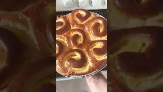 Vanilla Brioche Deliciously soft swirls with vanilla custard #viral #asmr #ytshorts #viralvideo