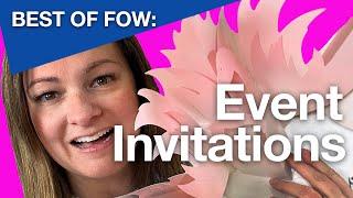 Best of Fold of the Week: Event Invitations