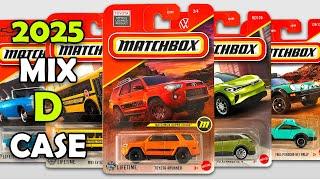 Showcase - 2025 Matchbox Mix D Case Lineups.