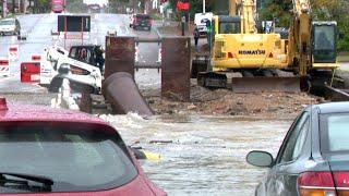 Woman who died in St. Louis floodwaters drove off recently removed bridge, eyewitness says