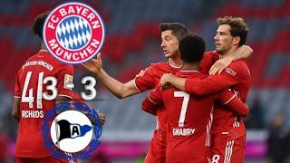 Bayern Munich vs arminia bielefeld 3 - 3 Extended Match Highlights 2020-21