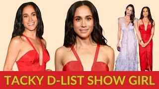 Meghan Markle's Embarrassing Fall From Duchess to D-List Show Girl With Tacky Red Carpet Appearance!