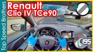 Renault Clio IV 0.9 TCe 90 (2018) AUTOBAHN POV TOP SPEED 