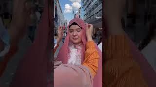 Try hijab transformation in public#muslimah #abaya #trending #youtubeshorts #viral #abayacollection