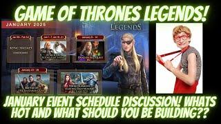 Game of Thrones Legends RPG THE JANUARY SCHEDULE NEWS POST BREAKDOWN OF THE SUMMONS AND MY THOUGHTS!