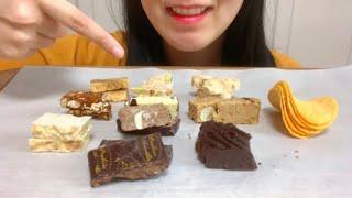 스페인 전통과자 뚜론,일본 후쿠오카 간식 먹방/Turron,Pringles Jamón Tsukushi Mochi,Hakata Torimon/Mukbang,Eating Show