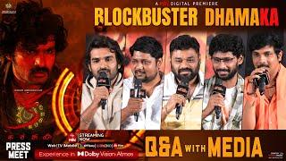 Q&A With Media @ KA Blockbuster Dhamaka Press Meet Live | Kiran Abbavaram | Shreyas Media