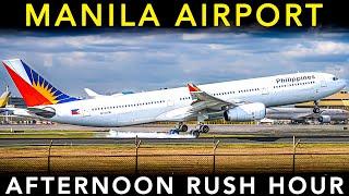 MANILA AIRPORT  - Plane Spotting | LANDING & TAKEOFF - Afternoon RUSH HOUR