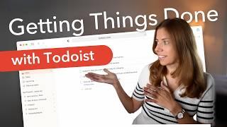 Как планировать дела в (бесплатном) Todoist по системе Getting Things Done 