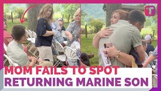 Marine's Wedding Day Surprise Leaves Mom Speechless