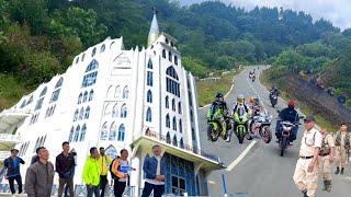 Thunderous Ride to Glory! Chakhesang Bikers Escort to Asia's Biggest Church