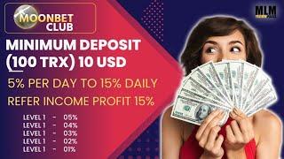 Moon Bet Club Business Plan  Join Now  Daily Income  Crypto Plan 🪙