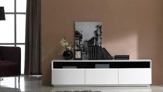 TV023 TV Stand, White High Gloss by J&M Furniture