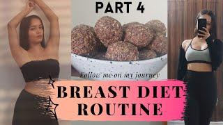 HOW TO INCREASE BREAST SIZE FAST| Breast enlargement diet routine | Part4