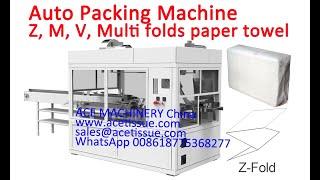 Fully Automatic Z Fold Paper Hand Towel Packing Machine|China