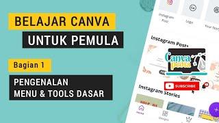 Belajar Canva Untuk Pemula Di Android - Menu Dan Tools Dasar