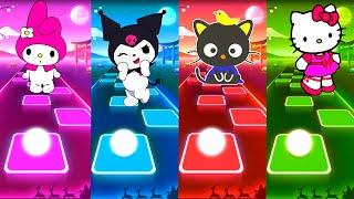 Hello Kitty Team - My Melody - Kuromi - Chococat - Hello Kitty | Gaming Music Tiles Hop EDM Rush!