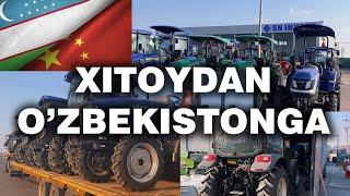 Xitoydan ortilgan traktorlar yetib keldi! SN INVEST