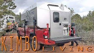 KIMBO LIVING - THE LIGHTEST & MOST SPACIOUS TRUCK CAMPER EVER Walk Through on Tacoma