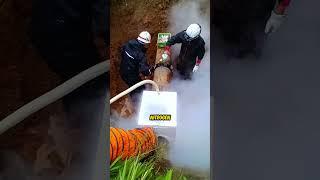 Why Chinese Pour Liquid Nitrogen on Broken Pipes