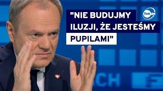 Tusk: Nieprzewidywalność Trumpa to jego metoda postępowania. Trzeba sobie z tym poradzić @TVN24