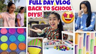 Full Day Vlog! Back to School DIYs!!! | Riya's Amazing World