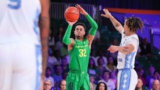 3 Ducks score in double figures as No. 11 Oregon falls to No. 6 UNC