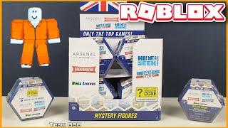 ROBLOX DEV SERIES! Full Box Unboxing Mystery Mini Figures with DLC codes Brookhaven Arsenal