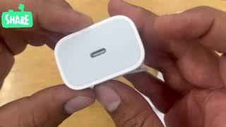 Apple 20W ,USB-C Power Charging Adapter (White)    #unboxing #apple #adapter #gadgets #original