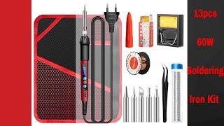 $12 13pcs 60W Soldering Iron Kit