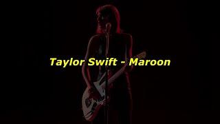 Taylor Swift - Maroon (Lyric Video)