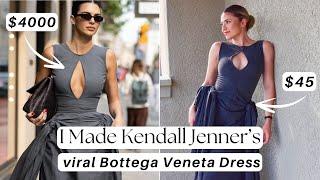 I Made Kendall Jenner's VIRAL Bottega Veneta Dress for Cheap - DIY Designer Dress