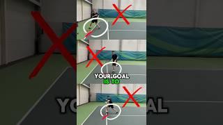  Tennis Forehand Approach Footwork!#tennis #tennisforehand #tennislesson #tennisshorts #shorts