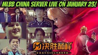 It Is Official! MLBB China Server Will Go Live On January 23, 2025! With Promotional Video!