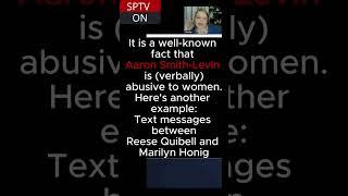 M. Honig shows messages in which Reese Quibell accuses Aaron Smith-Levin of verbally abusing her