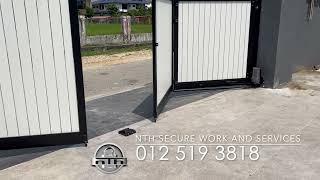 FULLY ALUMINIUM TRACKLESS AUTO GATE SYSTEM