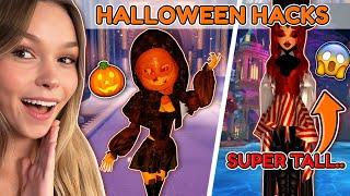 Testing HALLOWEEN Outfit HACKS in Dress to Impress